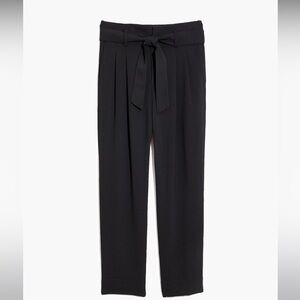 Madewell Black Drapey Paperbag pants
